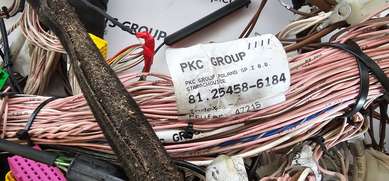 Onderdelen voor Vrachtwagen MAN MAN TGX, TGS EURO6 cable harness with connectors inside cab, full set, wiring set electric support 81254586184, 81254585181, 81254566672, 81254595085, 81254585533, 81254566749: afbeelding 11