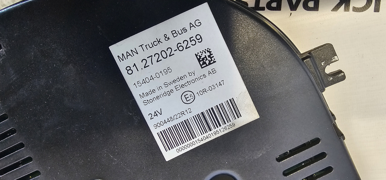 MAN MAN TGX / TGS EURO6 instrument panel, dashboard, information panel, instrument cluster 81272026265, 81258077136, 81272026268, 81258077149, 81258077142, 81272026252, 81272026254, 81258077138, 812720262 - Onderdelen: afbeelding 3 MAN MAN TGX / TGS EURO6 instrument panel, dashboard, information panel, instrument cluster 81272026265, 81258077136, 81272026268, 81258077149, 81258077142, 81272026252, 81272026254, 81258077138, 812720262 - Onderdelen: afbeelding 3