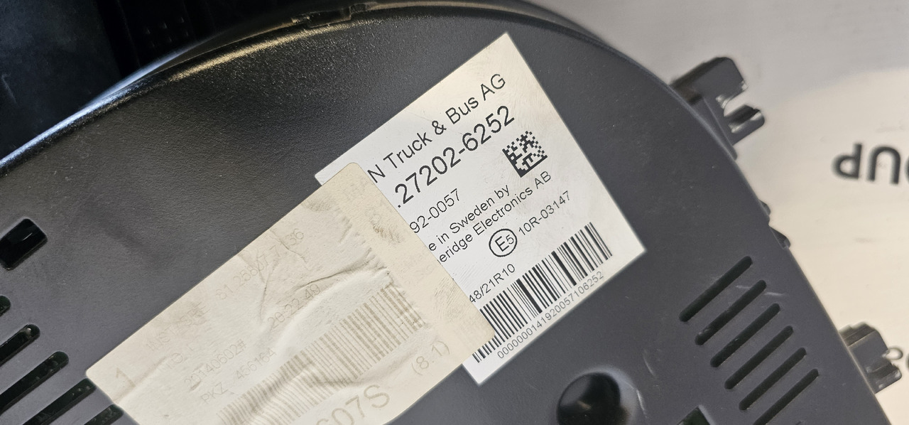 MAN MAN TGX / TGS EURO6 instrument panel, dashboard, information panel, instrument cluster 81272026265, 81258077136, 81272026268, 81258077149, 81258077142, 81272026252, 81272026254, 81258077138, 812720262 - Onderdelen: afbeelding 5 MAN MAN TGX / TGS EURO6 instrument panel, dashboard, information panel, instrument cluster 81272026265, 81258077136, 81272026268, 81258077149, 81258077142, 81272026252, 81272026254, 81258077138, 812720262 - Onderdelen: afbeelding 5