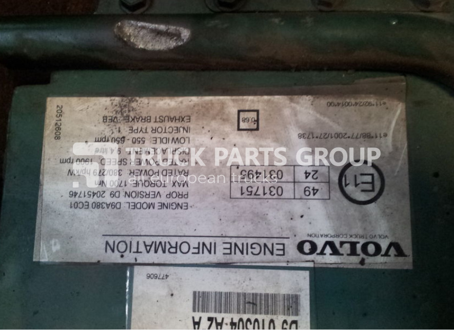 VOLVO FL, FM, FE engine control unit, EDC, ECU, D9A380 EC01, 380/279/h control unit - ECU voor Vrachtwagen: afbeelding 4 VOLVO FL, FM, FE engine control unit, EDC, ECU, D9A380 EC01, 380/279/h control unit - ECU voor Vrachtwagen: afbeelding 4