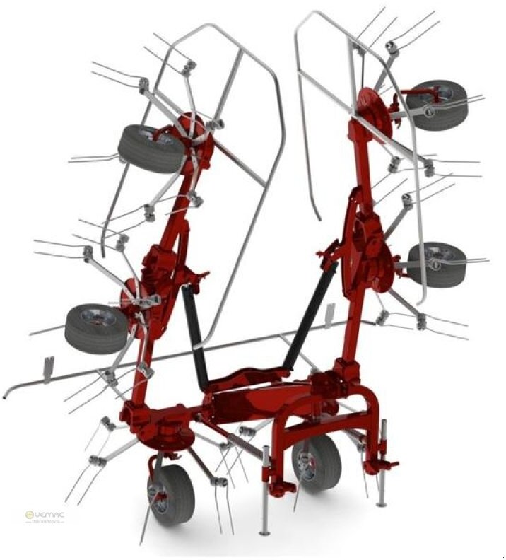 Heuwender 750cm 7,5m 6 Kreisel Kreiselwender Kreiselheuwender Heuer Neu - Hooischudder: afbeelding 1 Heuwender 750cm 7,5m 6 Kreisel Kreiselwender Kreiselheuwender Heuer Neu - Hooischudder: afbeelding 1