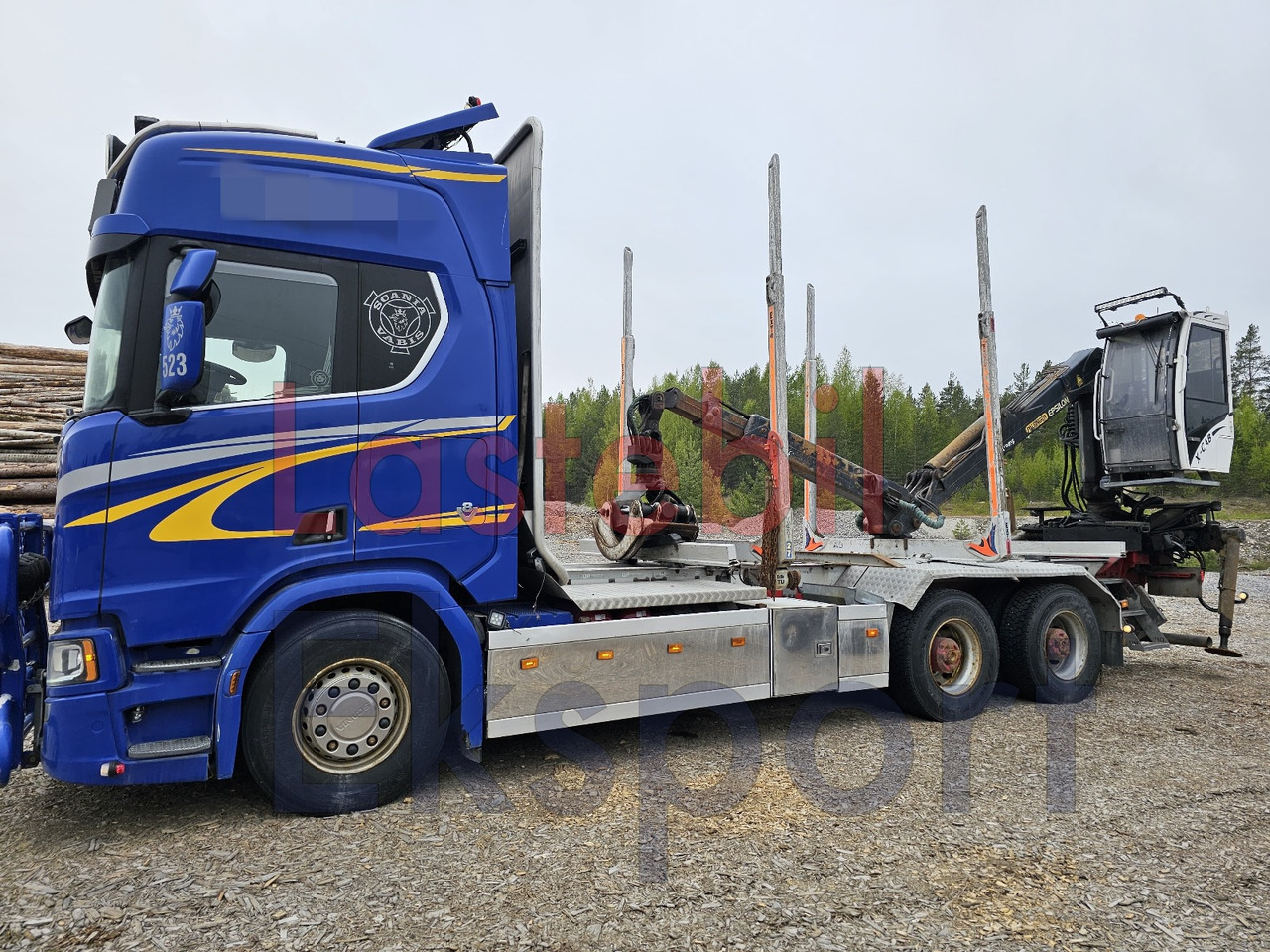 Scania R650 - Houttransport, Kraanwagen: afbeelding 4 Scania R650 - Houttransport, Kraanwagen: afbeelding 4
