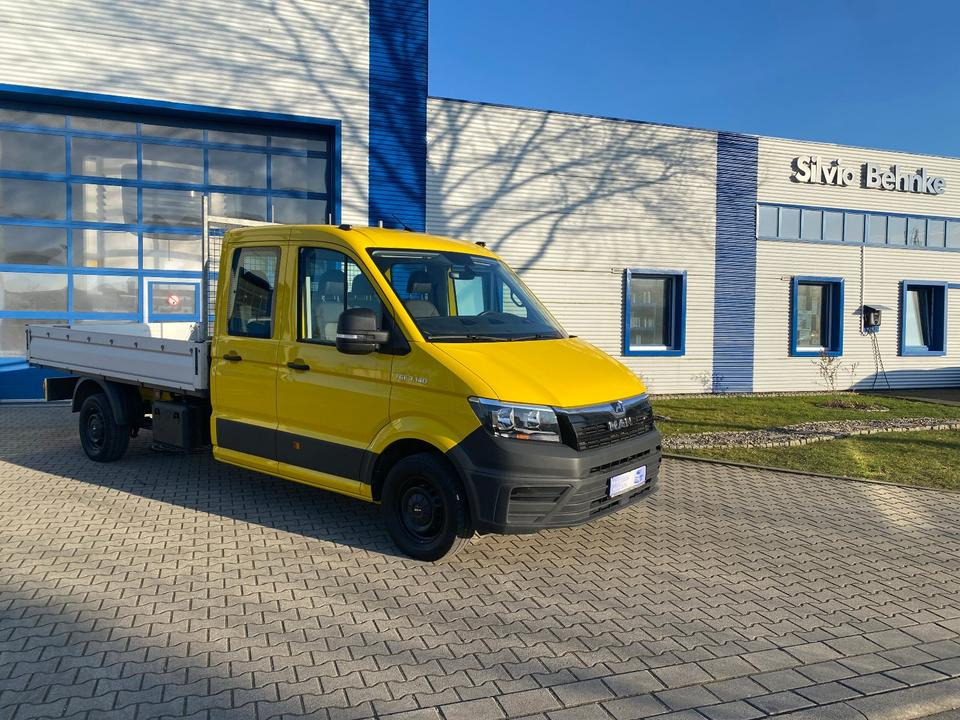 MAN TGE 3.140 Doka Pritsche Lang *STANDHZG* AHK*24 MONATE GARANTIE*1.HAND*INKL.19% MWST*SOFORT!* - Bestelwagen open laadbak, Bestelwagen met dubbele cabine: afbeelding 1 MAN TGE 3.140 Doka Pritsche Lang *STANDHZG* AHK*24 MONATE GARANTIE*1.HAND*INKL.19% MWST*SOFORT!* - Bestelwagen open laadbak, Bestelwagen met dubbele cabine: afbeelding 1
