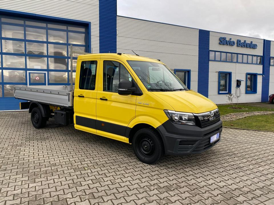 MAN TGE 3.140 Doka Pritsche Lang *STANDHZG* AHK*HECKANTRIEB*1.HAND*INKL.19% MWST*SOFORT!* - Bestelwagen open laadbak, Bestelwagen met dubbele cabine: afbeelding 1 MAN TGE 3.140 Doka Pritsche Lang *STANDHZG* AHK*HECKANTRIEB*1.HAND*INKL.19% MWST*SOFORT!* - Bestelwagen open laadbak, Bestelwagen met dubbele cabine: afbeelding 1