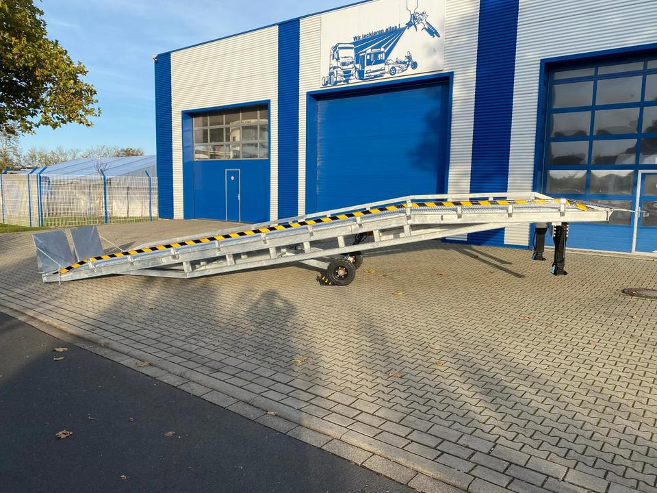 Verladerampe 8t Verzinkt Containerrampe LKW Rampe NEU inkl. Gratis Lieferung *INKL.19% MWST*SOFORT!* - Laadbrug: afbeelding 3 Verladerampe 8t Verzinkt Containerrampe LKW Rampe NEU inkl. Gratis Lieferung *INKL.19% MWST*SOFORT!* - Laadbrug: afbeelding 3