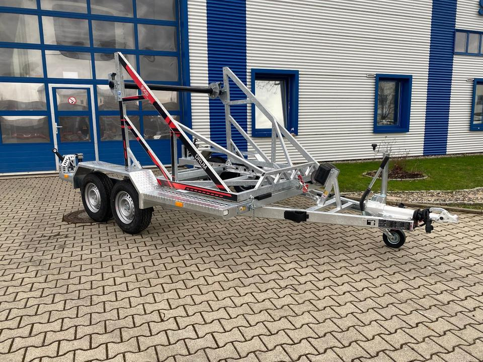 Vermietung / Kabelanhänger 2700KG / Nutzlast 2040KG / Kabeltrommel-Anhänger / Glasfaser/ 1 Woche - Haspelwagen: afbeelding 3 Vermietung / Kabelanhänger 2700KG / Nutzlast 2040KG / Kabeltrommel-Anhänger / Glasfaser/ 1 Woche - Haspelwagen: afbeelding 3