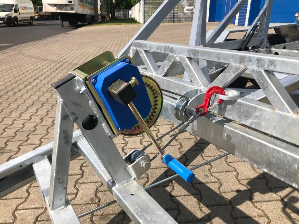 Haspelwagen Vermietung / Kabelanhänger 3000KG / Nutzlast 2322KG / Kabeltrommel-Anhänger / Glasfaser/ 1 Woche: afbeelding 6