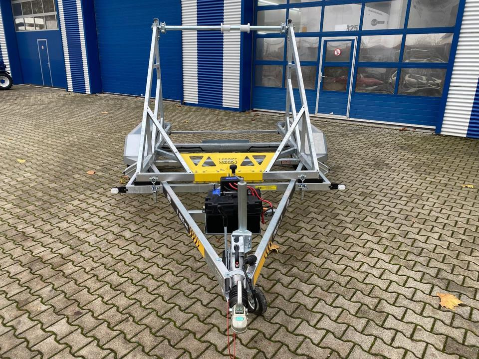 Vermietung / Kabelanhänger 3500KG E-Winde / Nutzlast 2825KG / Kabeltrommel-Anhänger / Glasfaser/ 1 Woche - Haspelwagen: afbeelding 2 Vermietung / Kabelanhänger 3500KG E-Winde / Nutzlast 2825KG / Kabeltrommel-Anhänger / Glasfaser/ 1 Woche - Haspelwagen: afbeelding 2