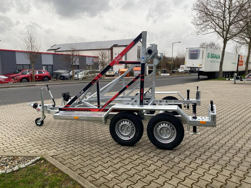 Vermietung / Kabelanhänger 3500KG / Nutzlast 2766KG / Kabeltrommel-Anhänger / Glasfaser/ 1 Woche - Haspelwagen: afbeelding 4 Vermietung / Kabelanhänger 3500KG / Nutzlast 2766KG / Kabeltrommel-Anhänger / Glasfaser/ 1 Woche - Haspelwagen: afbeelding 4