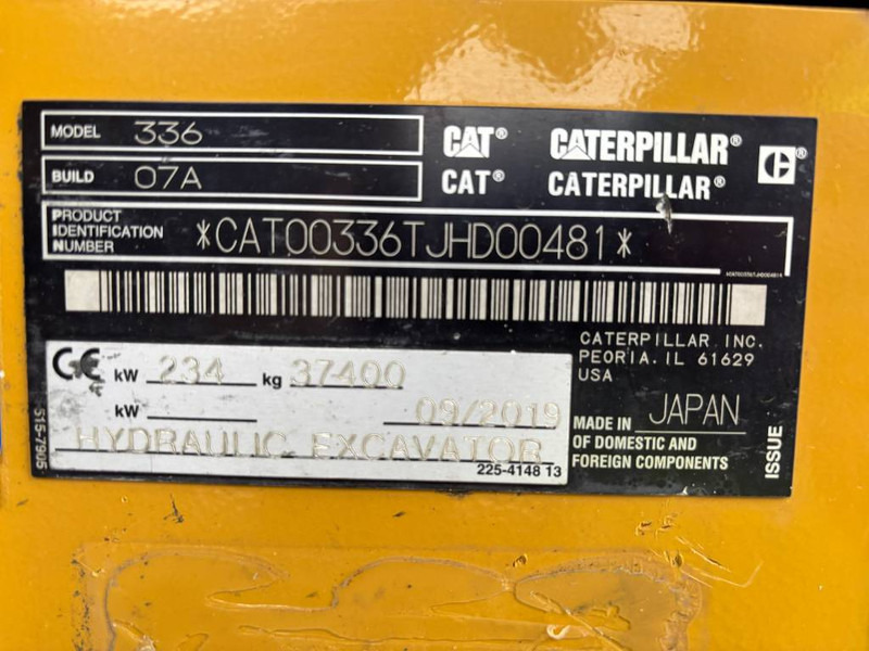 Cat 336 - Rupsgraafmachine: afbeelding 5 Cat 336 - Rupsgraafmachine: afbeelding 5