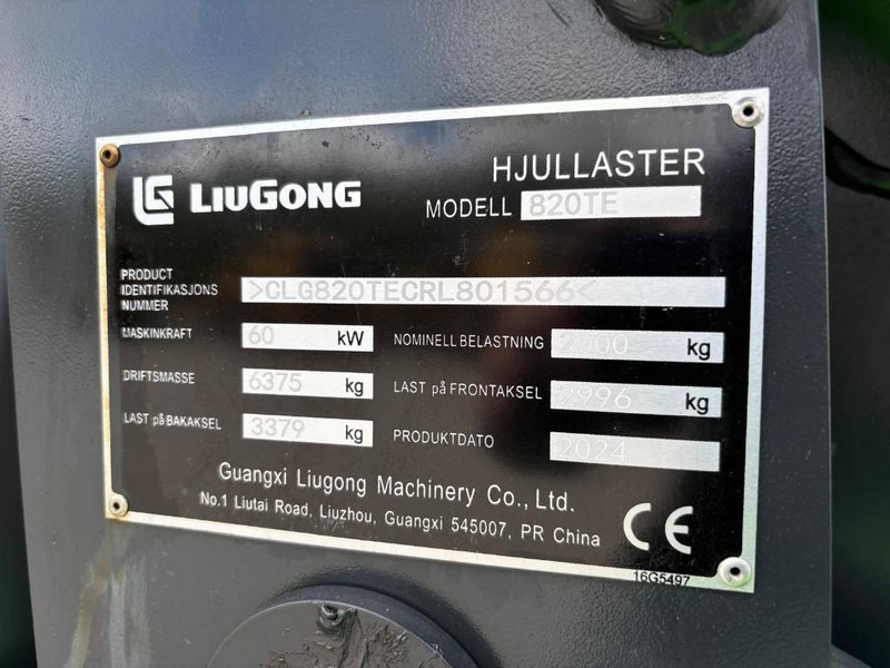 LIUGONG 820 TE Electric - Wiellader: afbeelding 5 LIUGONG 820 TE Electric - Wiellader: afbeelding 5