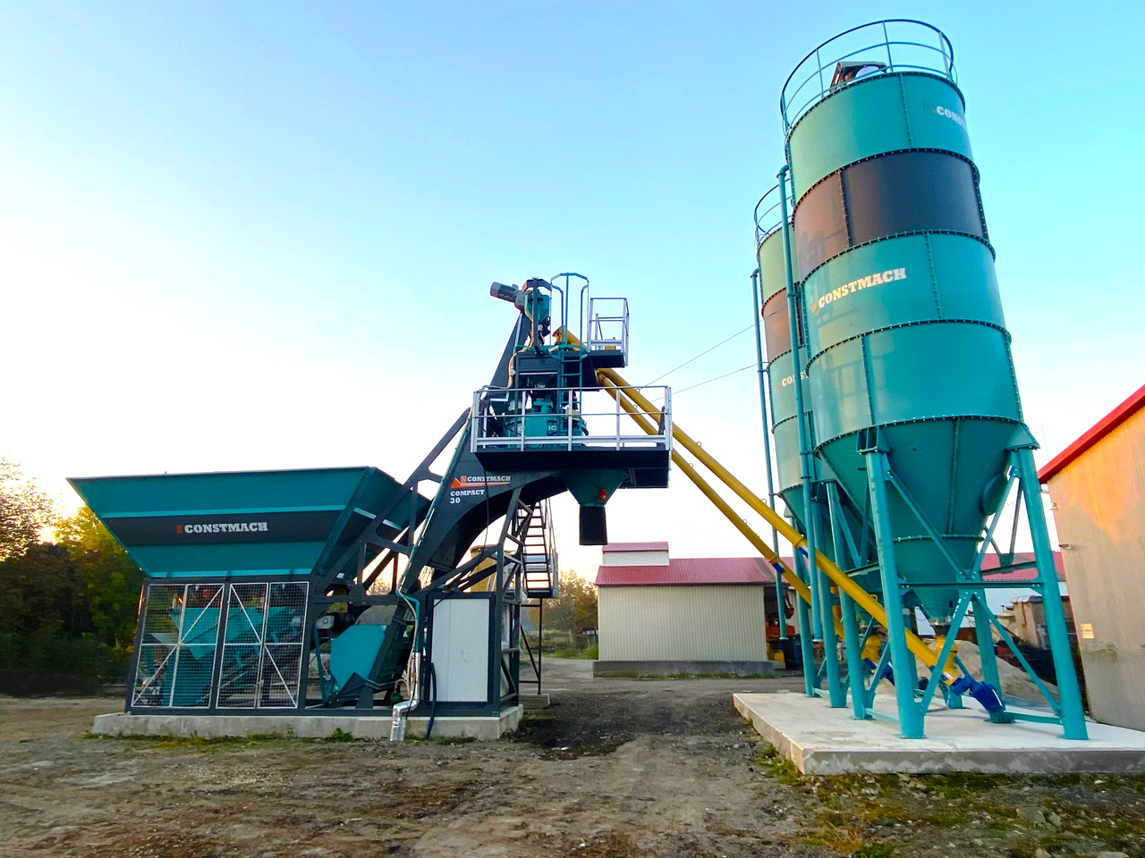 Constmach 30 m³/h Compact Concrete Batching Plant - Betoncentrale: afbeelding 2 Constmach 30 m³/h Compact Concrete Batching Plant - Betoncentrale: afbeelding 2