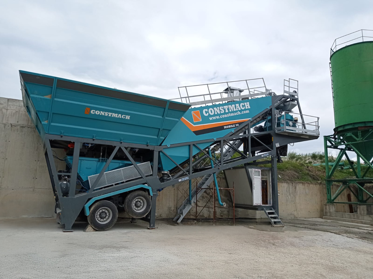 Constmach 30 m³/h Mobile Concrete Batching Plant - Betoncentrale: afbeelding 2 Constmach 30 m³/h Mobile Concrete Batching Plant - Betoncentrale: afbeelding 2