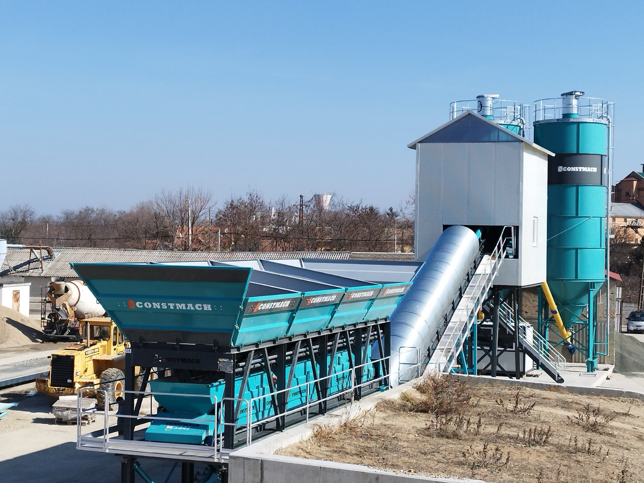 Constmach 60 m³/h Compact Concrete Batching Plant With Band - Betoncentrale: afbeelding 2 Constmach 60 m³/h Compact Concrete Batching Plant With Band - Betoncentrale: afbeelding 2