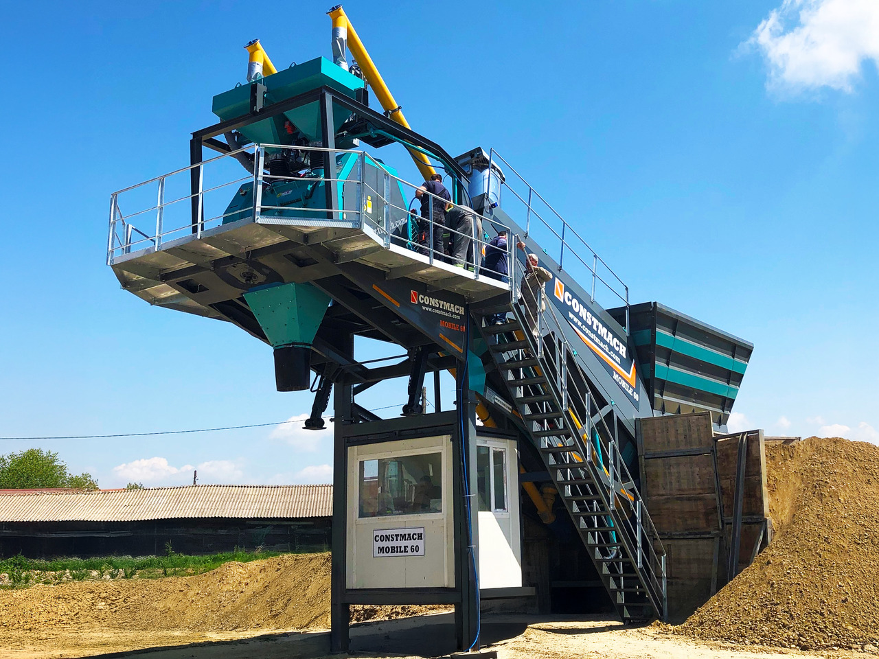 Constmach 60 m³/h Portable Concrete Batching Plant - Betoncentrale: afbeelding 1 Constmach 60 m³/h Portable Concrete Batching Plant - Betoncentrale: afbeelding 1
