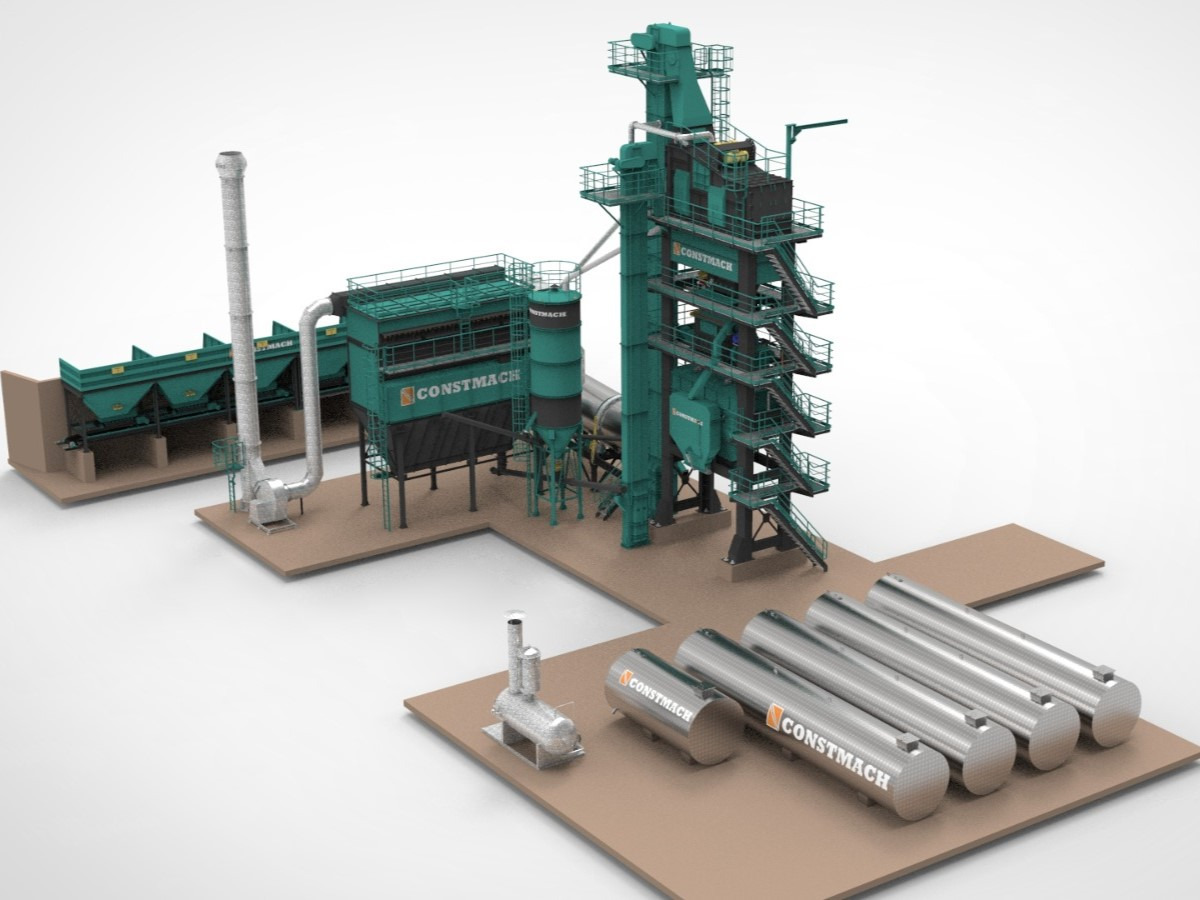 Constmach Centrales D'asphalte Fixes de Type Batch - Asfaltcentrale: afbeelding 1 Constmach Centrales D'asphalte Fixes de Type Batch - Asfaltcentrale: afbeelding 1
