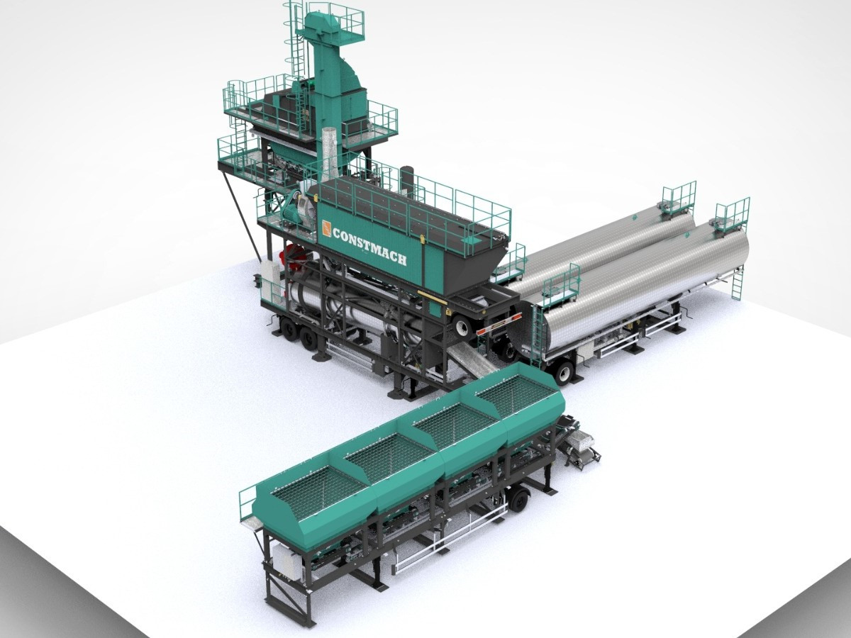 Constmach Centrales D'asphalte Mobiles de Type Batch - Asfaltcentrale: afbeelding 1 Constmach Centrales D'asphalte Mobiles de Type Batch - Asfaltcentrale: afbeelding 1