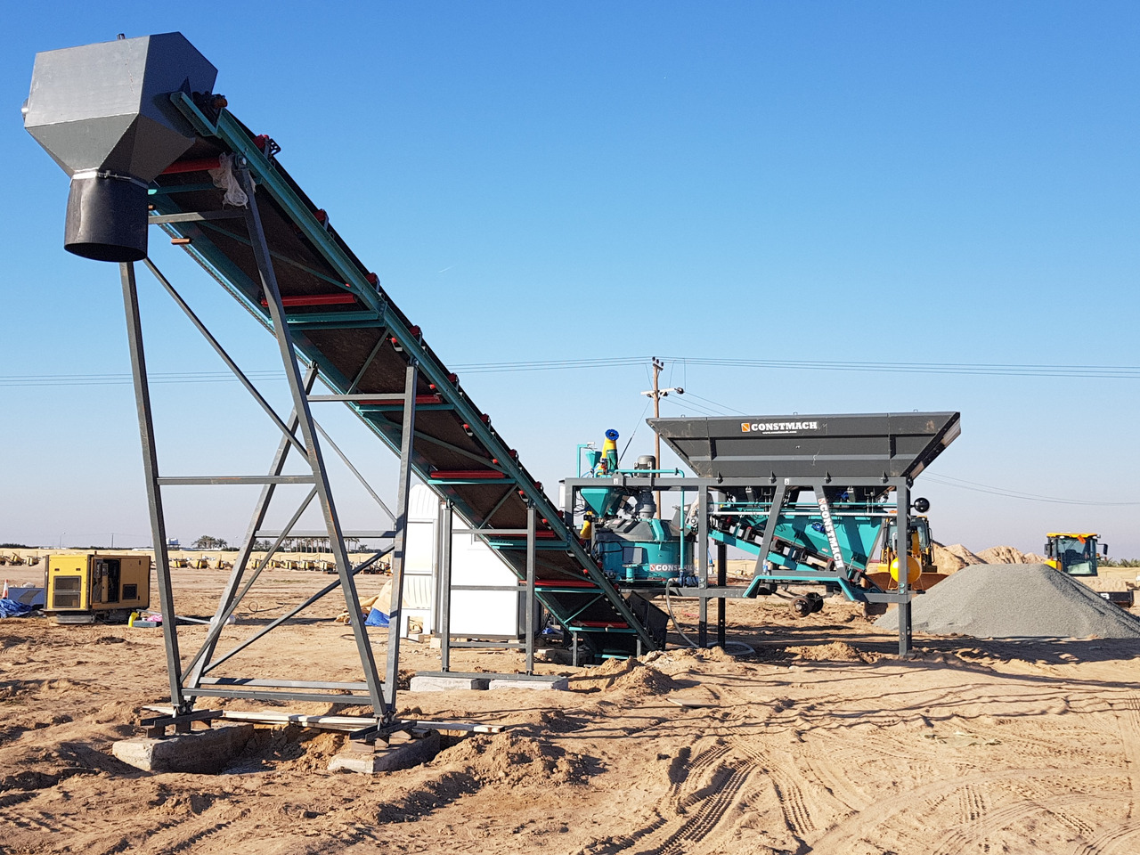 Nieuw Betoncentrale Constmach Mini Mobile Concrete Batching Plant 30 m³/h: afbeelding 6