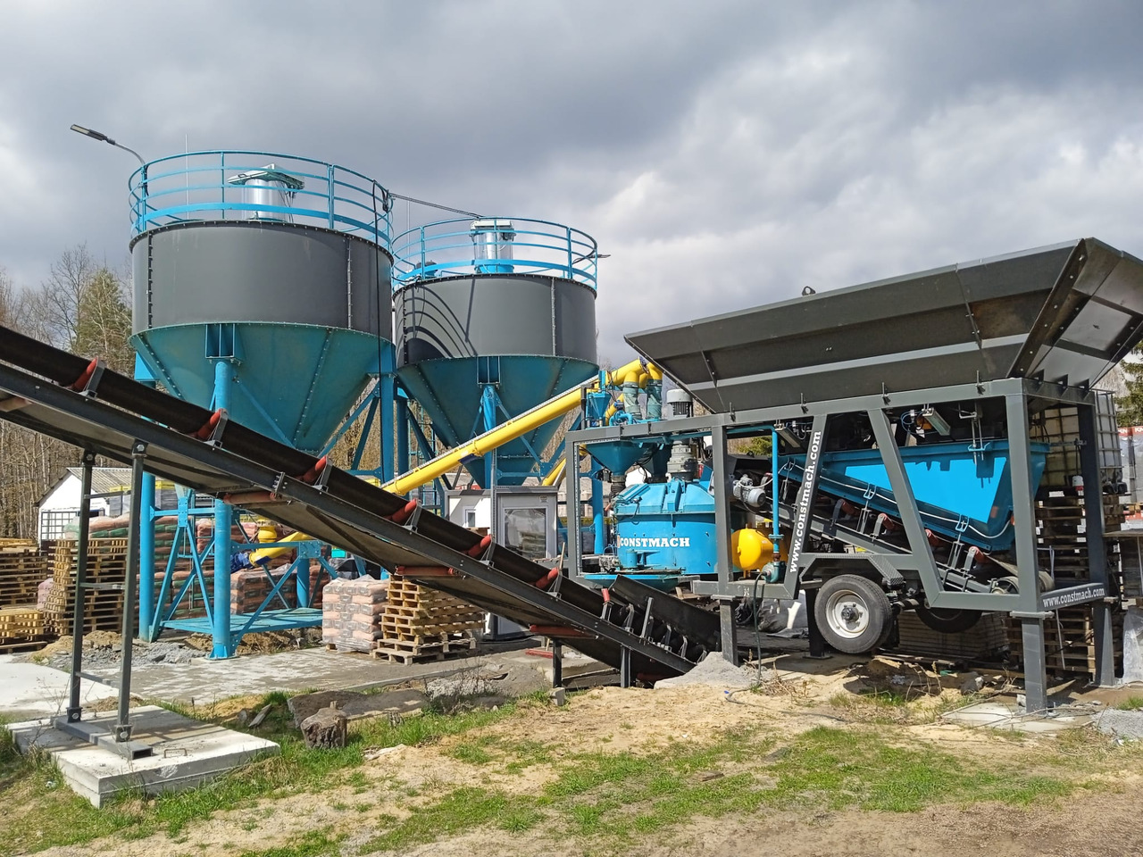 Nieuw Betoncentrale Constmach Mini Mobile Concrete Batching Plant 30 m³/h: afbeelding 8