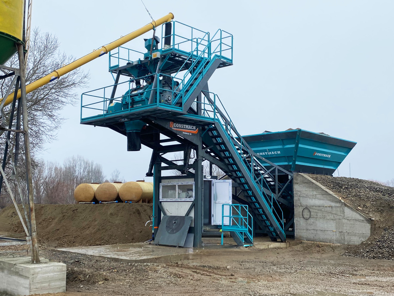 Constmach Mobile Betonmischanlage mit 30 m³/h - Betoncentrale: afbeelding 1 Constmach Mobile Betonmischanlage mit 30 m³/h - Betoncentrale: afbeelding 1