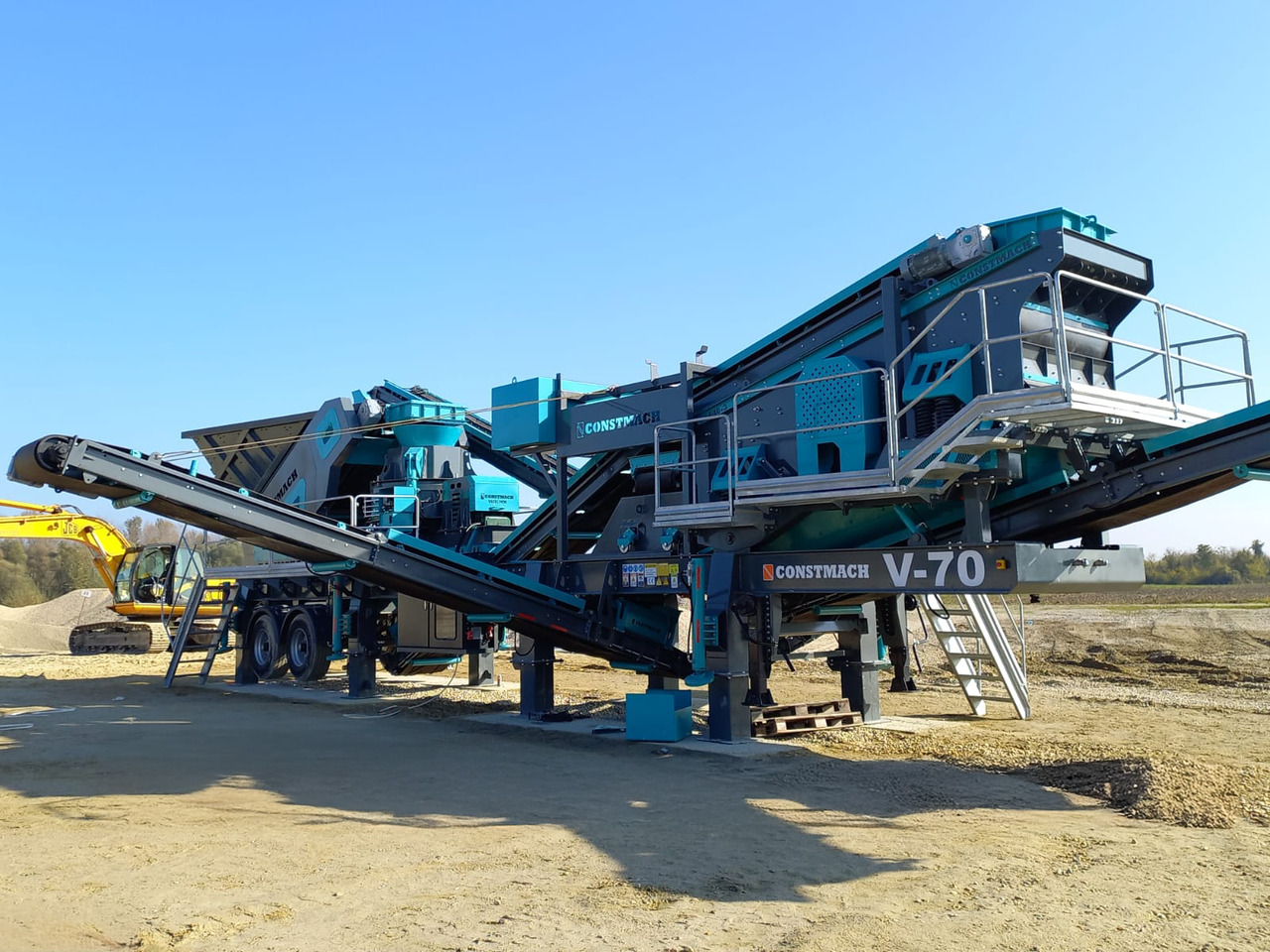 Constmach Mobiler Prallbrecher mit vertikaler Welle und einer Kapazität von 100–150 Tonnen - Mobiele breker: afbeelding 4 Constmach Mobiler Prallbrecher mit vertikaler Welle und einer Kapazität von 100–150 Tonnen - Mobiele breker: afbeelding 4
