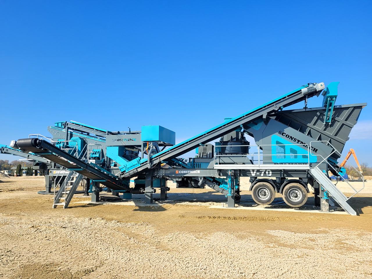 Constmach Mobiler Prallbrecher mit vertikaler Welle und einer Kapazität von 100–150 Tonnen - Mobiele breker: afbeelding 3 Constmach Mobiler Prallbrecher mit vertikaler Welle und einer Kapazität von 100–150 Tonnen - Mobiele breker: afbeelding 3