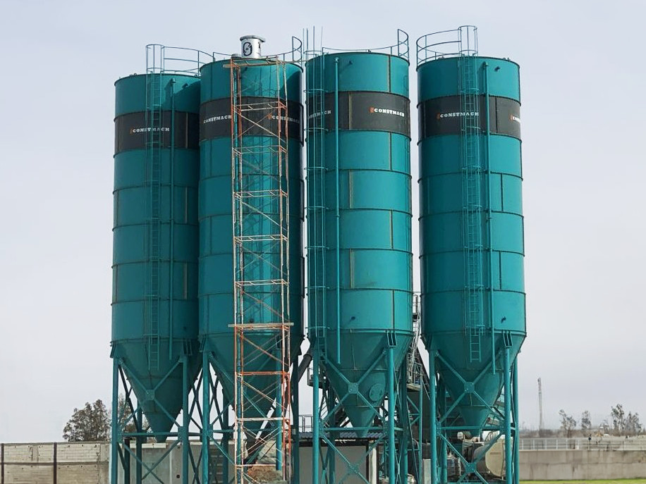 Constmach Silo à Ciment d'une Capacité de 200 Tonnes - Cement silo: afbeelding 1 Constmach Silo à Ciment d'une Capacité de 200 Tonnes - Cement silo: afbeelding 1