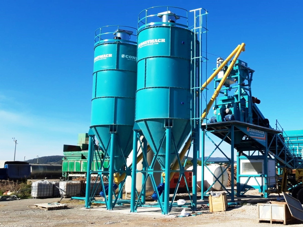 Constmach Silo à Ciment d'une Capacité de 50 Tonnes - Cement silo: afbeelding 2 Constmach Silo à Ciment d'une Capacité de 50 Tonnes - Cement silo: afbeelding 2