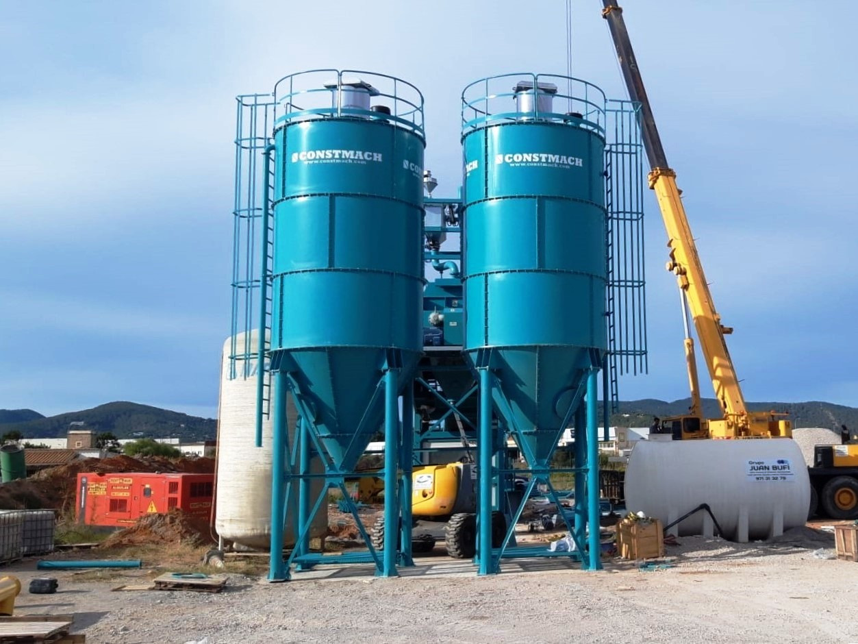 Constmach Silo à Ciment d'une Capacité de 50 Tonnes - Cement silo: afbeelding 1 Constmach Silo à Ciment d'une Capacité de 50 Tonnes - Cement silo: afbeelding 1