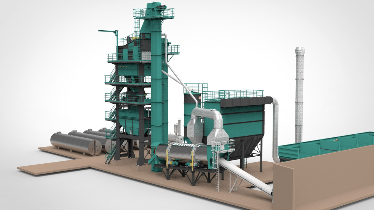 Constmach Stationary Asphalt Plant Delivered in Stock 2 Year Warranty - Asfaltcentrale: afbeelding 2 Constmach Stationary Asphalt Plant Delivered in Stock 2 Year Warranty - Asfaltcentrale: afbeelding 2
