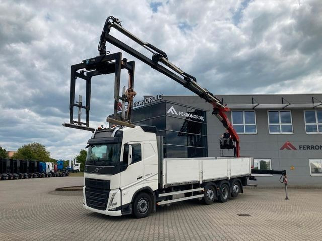 Volvo FH460 8x2 TRIDEM VLA&NLA gelenkt*FASSI F215AS.24 - Vrachtwagen met open laadbak, Kraanwagen: afbeelding 1 Volvo FH460 8x2 TRIDEM VLA&NLA gelenkt*FASSI F215AS.24 - Vrachtwagen met open laadbak, Kraanwagen: afbeelding 1