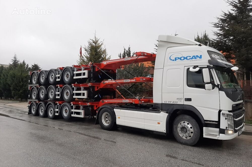 Özgül 4 AXLE HIGH CUBE CONTAINER CARRIER - Containertransporter/ Wissellaadbak oplegger: afbeelding 5 Özgül 4 AXLE HIGH CUBE CONTAINER CARRIER - Containertransporter/ Wissellaadbak oplegger: afbeelding 5