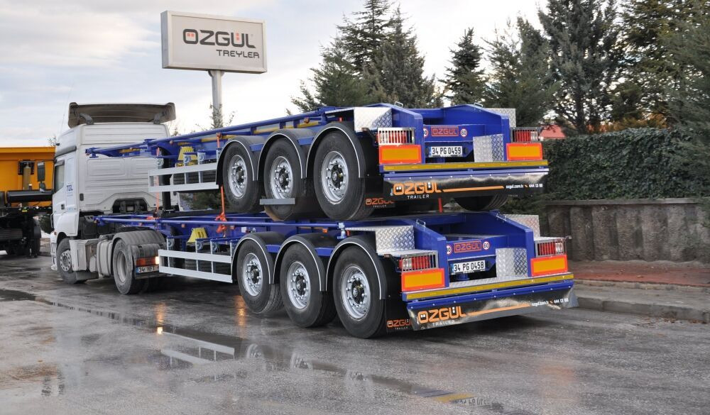 Containertransporter/ Wissellaadbak oplegger voor het vervoer van containers Özgül SKELATAL CONTAINER CHASSIS: afbeelding 7