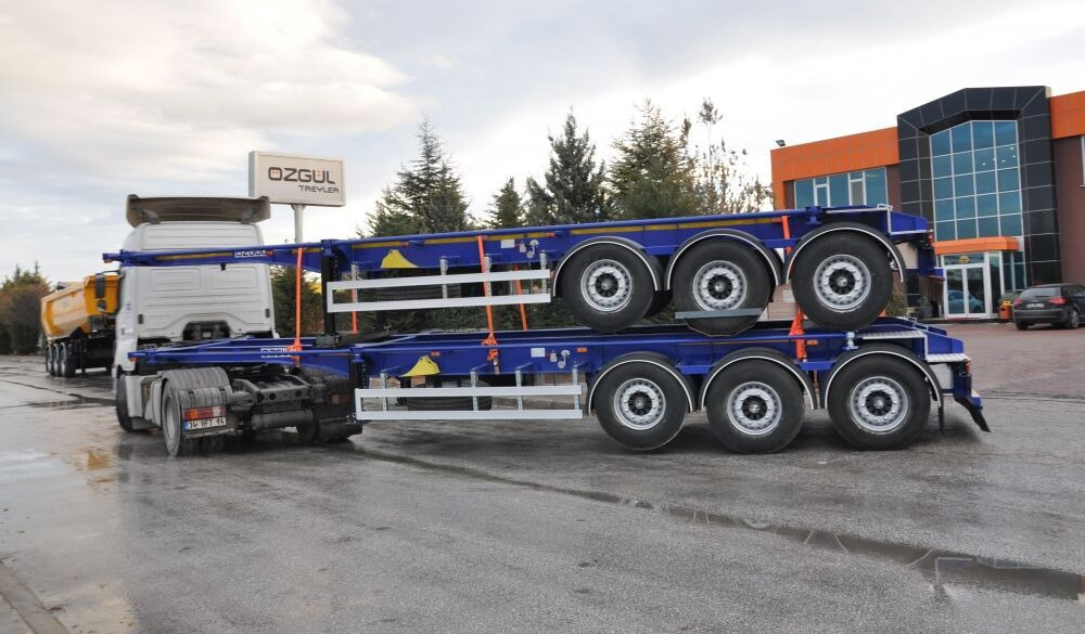 Containertransporter/ Wissellaadbak oplegger voor het vervoer van containers Özgül SKELATAL CONTAINER CHASSIS: afbeelding 6