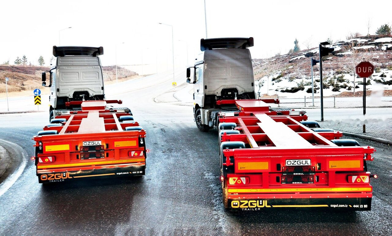 Nieuw Containertransporter/ Wissellaadbak oplegger voor het vervoer van containers Özgül TELESCOBIC HIGH CUBE CONTAINER CHASSIS: afbeelding 12