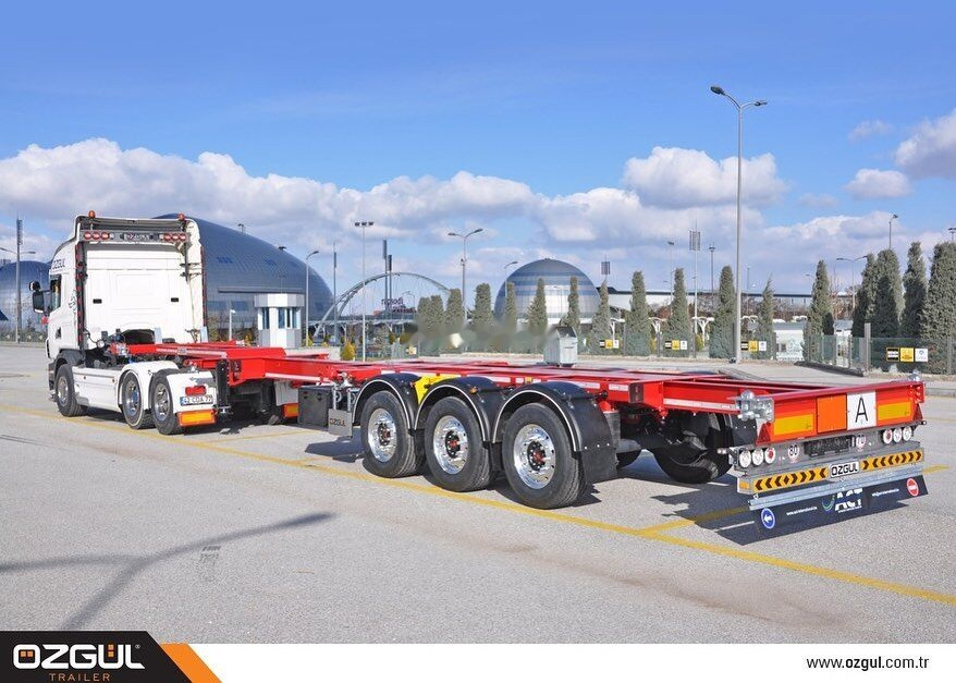 Nieuw Containertransporter/ Wissellaadbak oplegger voor het vervoer van containers Özgül TELESCOBIC HIGH CUBE CONTAINER CHASSIS: afbeelding 31