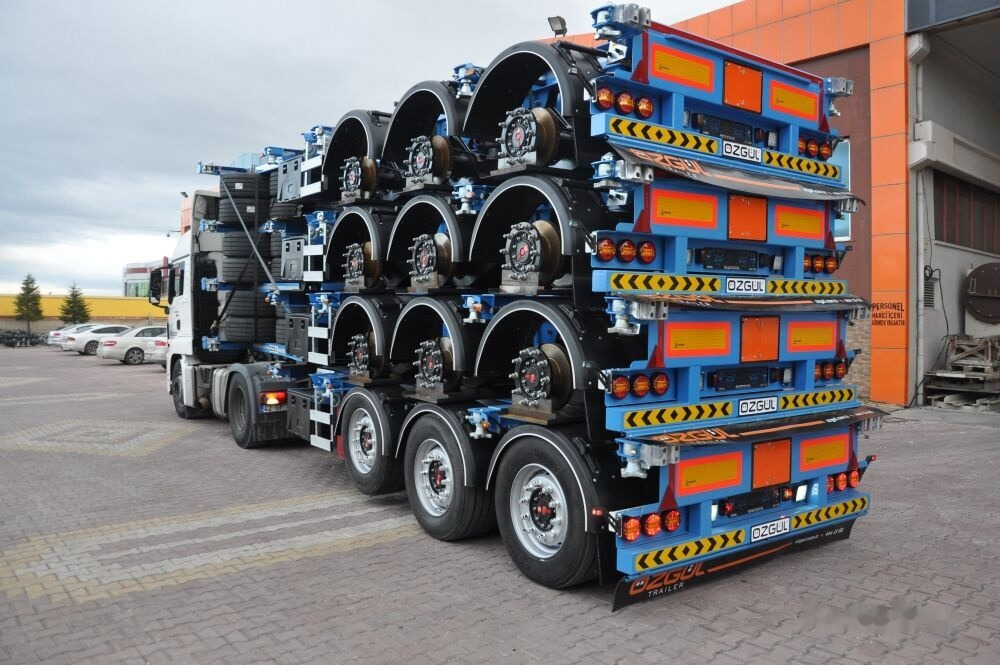 Nieuw Containertransporter/ Wissellaadbak oplegger voor het vervoer van containers Özgül TELESCOBIC HIGH CUBE CONTAINER CHASSIS: afbeelding 21