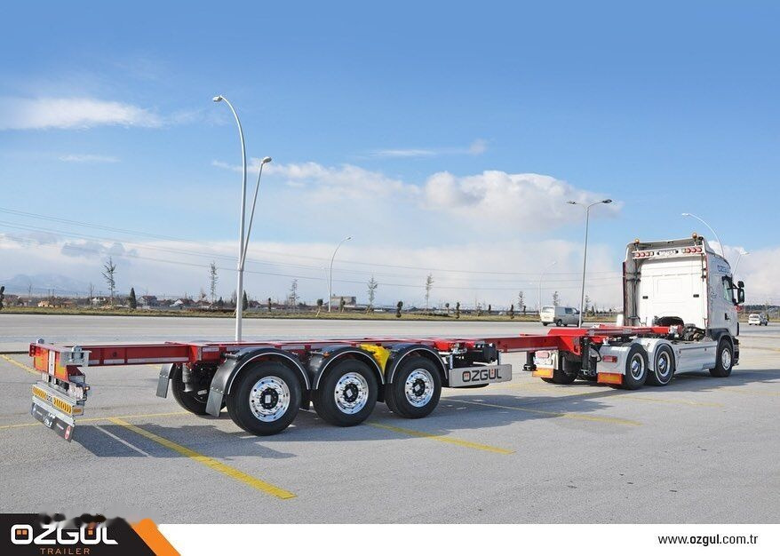 Nieuw Containertransporter/ Wissellaadbak oplegger voor het vervoer van containers Özgül TELESCOBIC HIGH CUBE CONTAINER CHASSIS: afbeelding 20