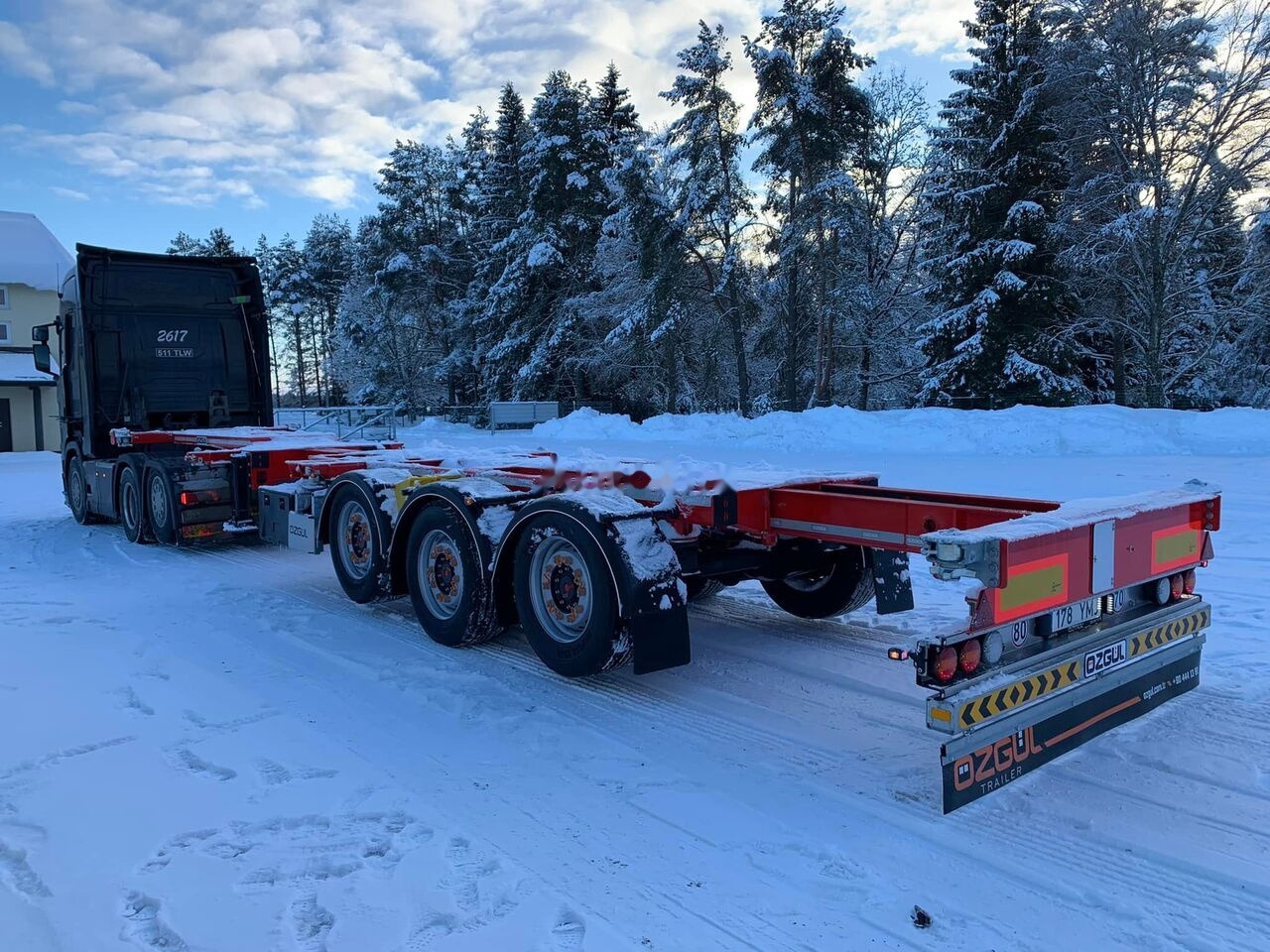 Nieuw Containertransporter/ Wissellaadbak oplegger voor het vervoer van containers Özgül TELESCOBIC HIGH CUBE CONTAINER CHASSIS: afbeelding 33