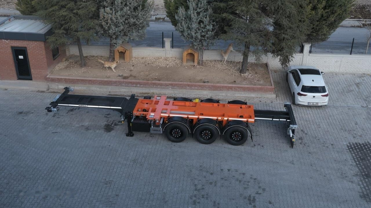 Nieuw Containertransporter/ Wissellaadbak oplegger voor het vervoer van containers Özgül TELESCOBIC HIGH CUBE CONTAINER CHASSIS: afbeelding 25