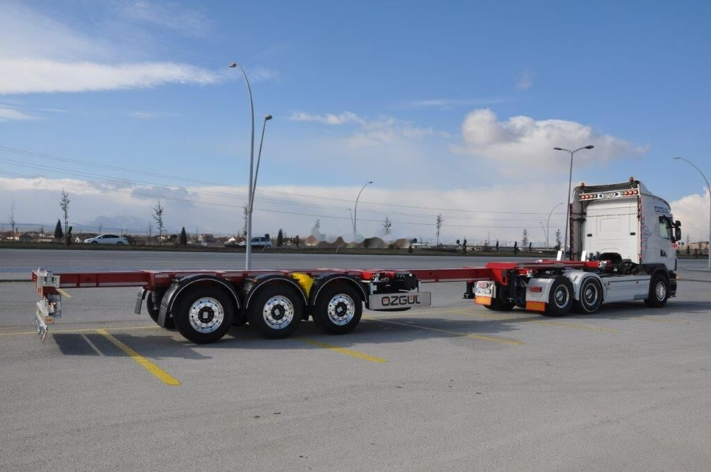 Nieuw Containertransporter/ Wissellaadbak oplegger voor het vervoer van containers Özgül TELESCOBIC HIGH CUBE CONTAINER CHASSIS: afbeelding 30