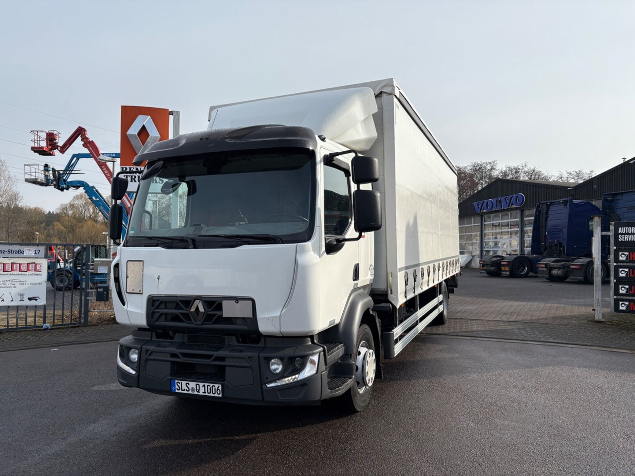 Renault D 16.280 Curtainsider - Schuifzeilen vrachtwagen: afbeelding 1 Renault D 16.280 Curtainsider - Schuifzeilen vrachtwagen: afbeelding 1