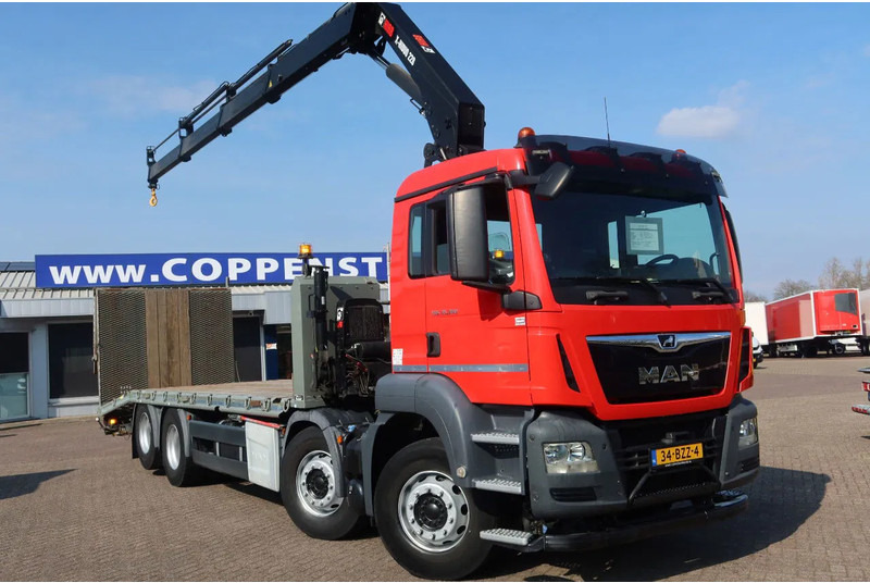 MAN TGS 35.360 8X2 Euro 6 Oprijwagen + HIAB 228 E 3 kraan. Radio grafisch + winch - Kraanwagen: afbeelding 2 MAN TGS 35.360 8X2 Euro 6 Oprijwagen + HIAB 228 E 3 kraan. Radio grafisch + winch - Kraanwagen: afbeelding 2