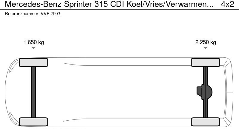 Koelwagen Mercedes-Benz Sprinter 315 CDI Koel/Vries/Verwarmen Carrier Xarios 350 + 220 volt nachtaansluiting: afbeelding 17 Koelwagen Mercedes-Benz Sprinter 315 CDI Koel/Vries/Verwarmen Carrier Xarios 350 + 220 volt nachtaansluiting: afbeelding 17