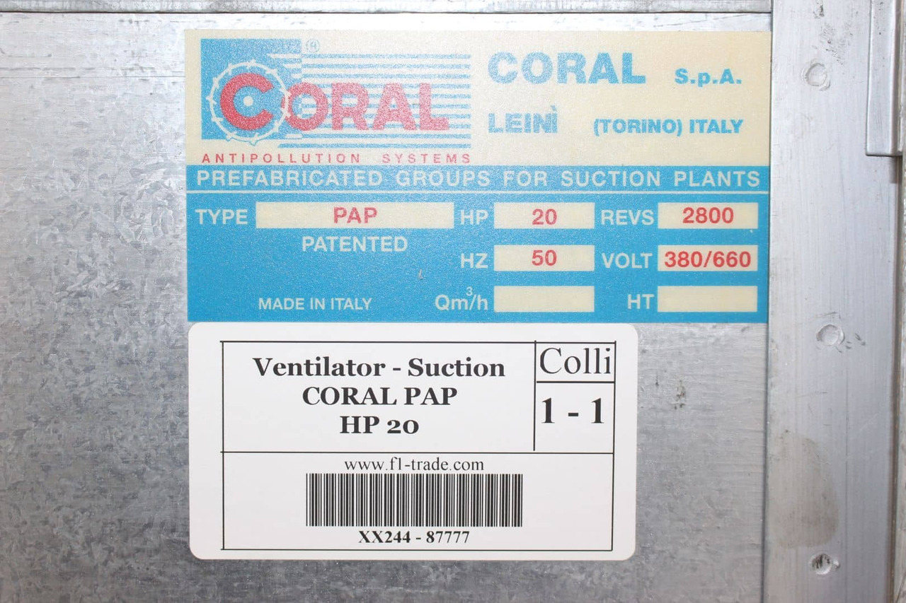 Coral PAP HP20 - Apparatuur voor industriële klimaatbeheersing: afbeelding 3 Coral PAP HP20 - Apparatuur voor industriële klimaatbeheersing: afbeelding 3