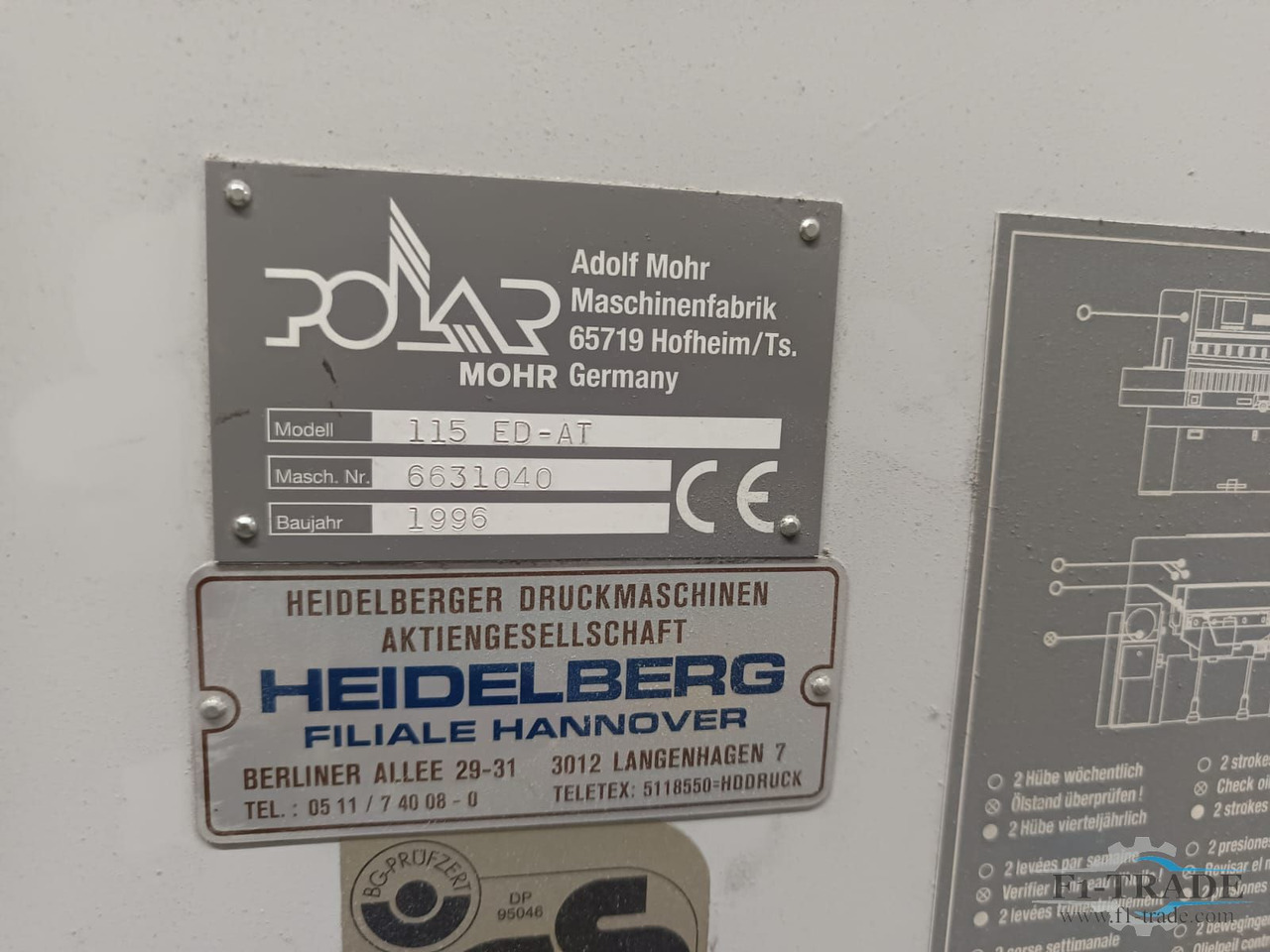 Polar 115 ED-AT - Papiersnijmachine: afbeelding 3 Polar 115 ED-AT - Papiersnijmachine: afbeelding 3