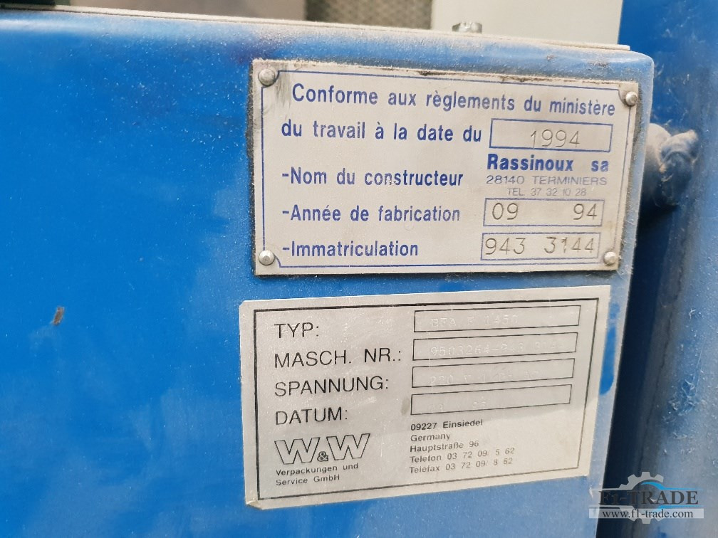 W&W EFA5 1450 - Verpakkingsmachine: afbeelding 3 W&W EFA5 1450 - Verpakkingsmachine: afbeelding 3