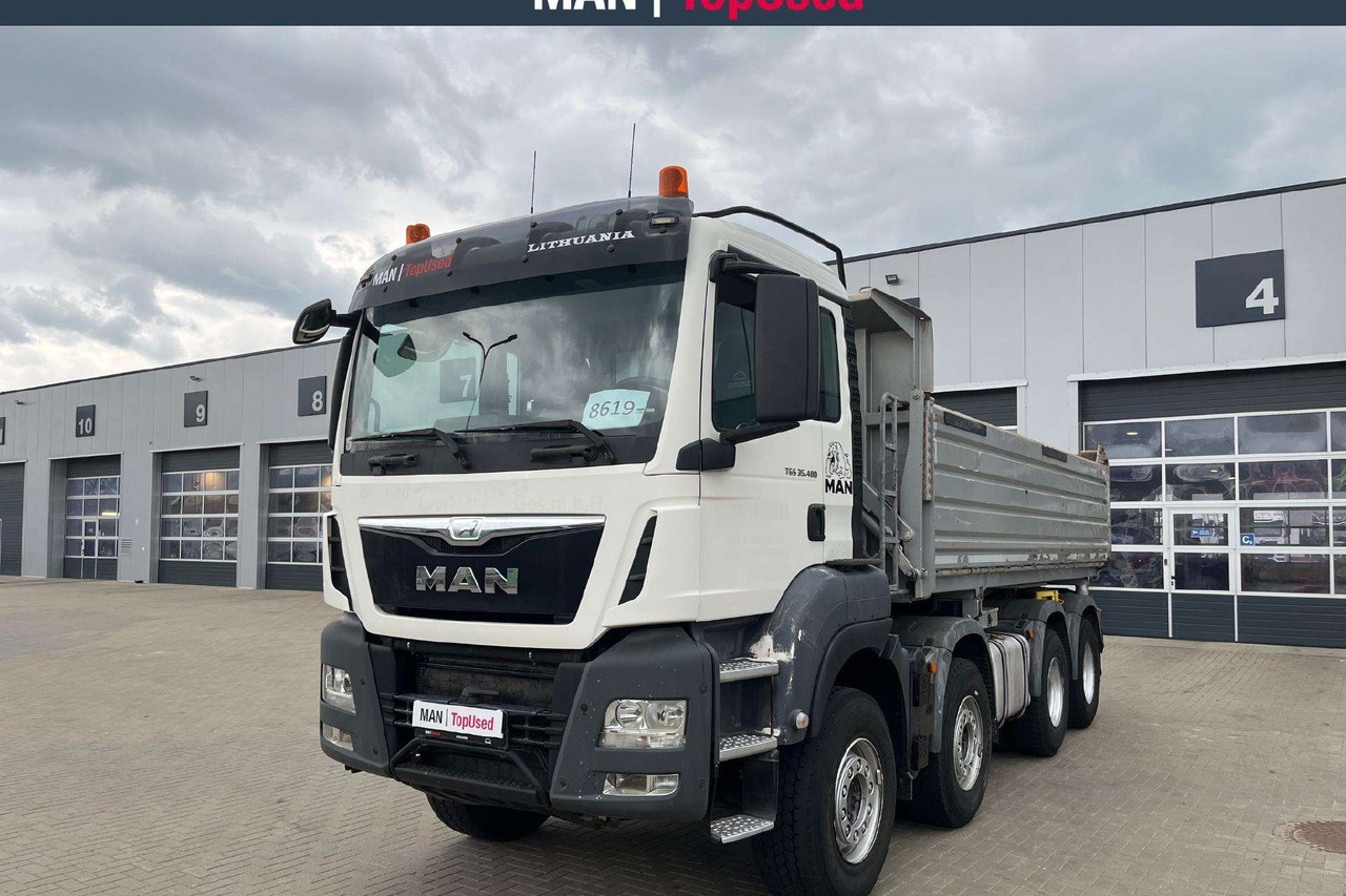 MAN TGS 35.480 8X4 BB Meiller Kipper (8619) - Kipper vrachtwagen: afbeelding 1 MAN TGS 35.480 8X4 BB Meiller Kipper (8619) - Kipper vrachtwagen: afbeelding 1