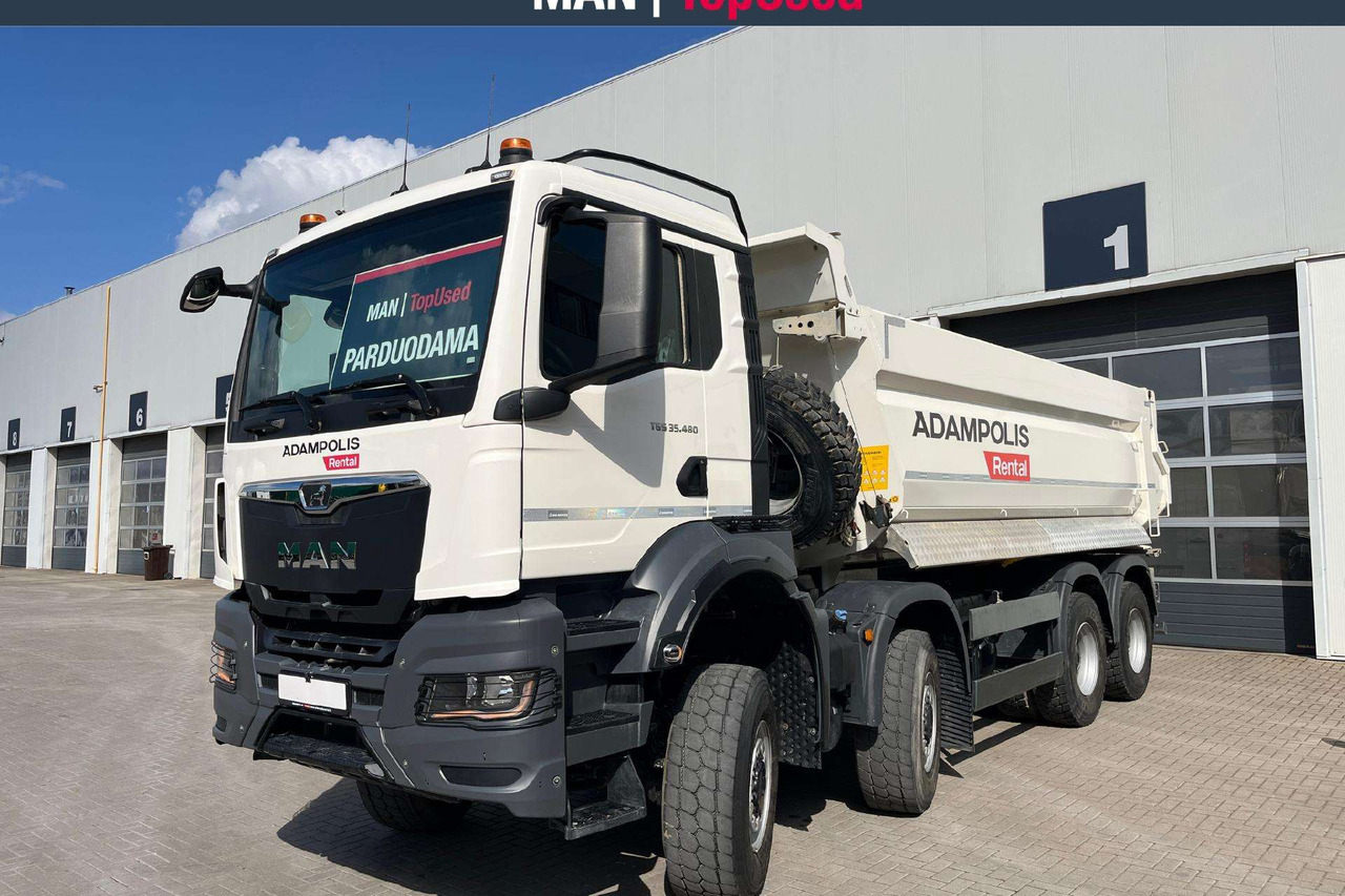MAN TGS 35.480 8x8 MEILLER (7124) - Kipper vrachtwagen: afbeelding 1 MAN TGS 35.480 8x8 MEILLER (7124) - Kipper vrachtwagen: afbeelding 1
