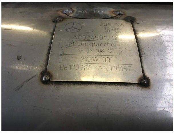 Katalysator EURO 5 Mercedes Vario, Atego - A0024901714 0024901714 - Katalysator voor Vrachtwagen: afbeelding 5 Katalysator EURO 5 Mercedes Vario, Atego - A0024901714 0024901714 - Katalysator voor Vrachtwagen: afbeelding 5